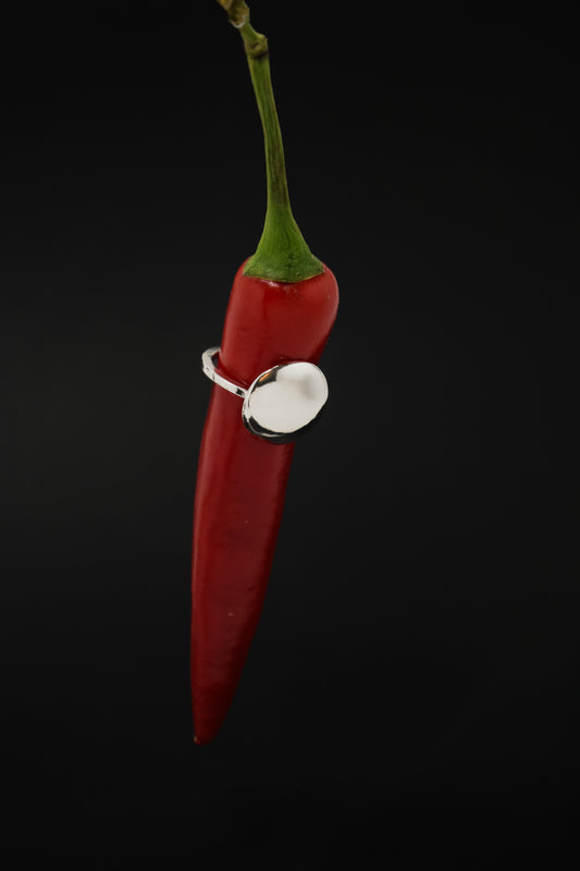 Gaze-statement-zilveren-ring